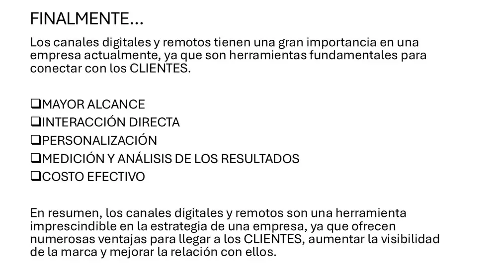 Canales Remotos y Digitales