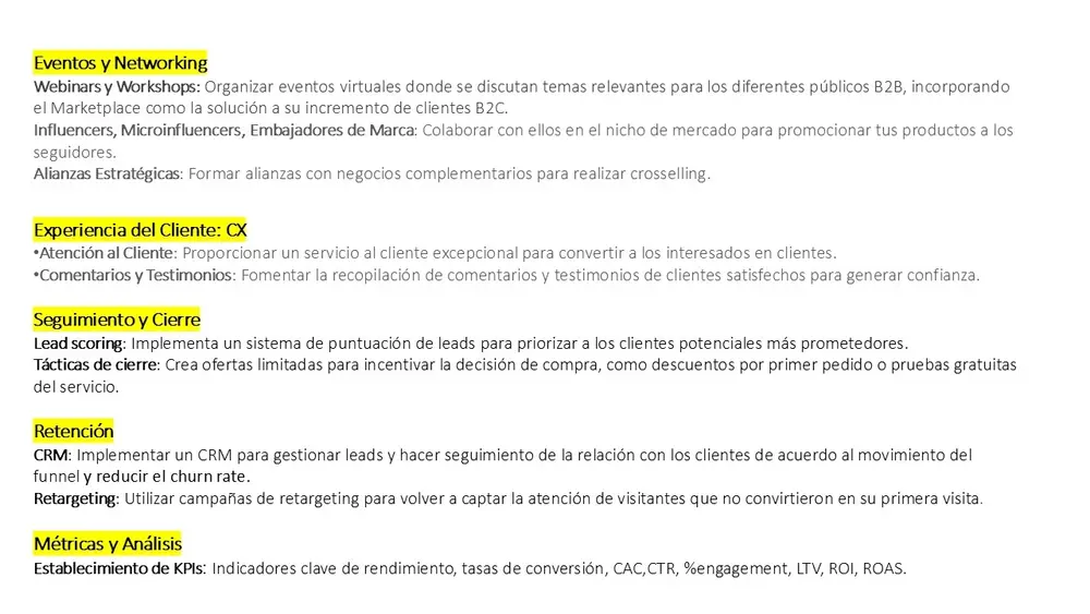 Estrategia de Marketing & Growth